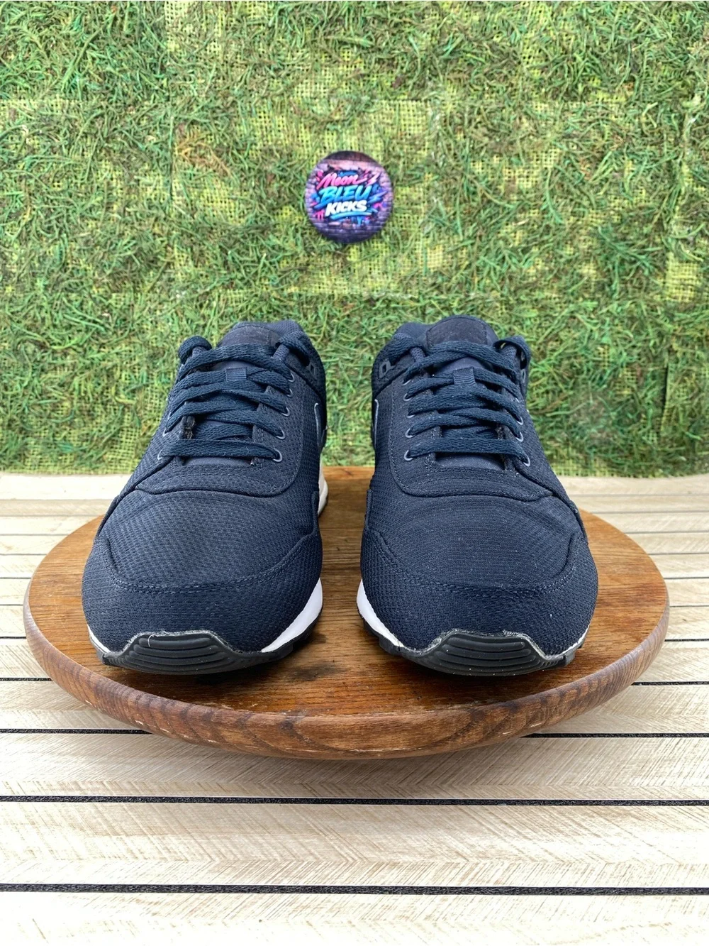 Nike AIR PEGASUS '89 TXT Lifestyle Shoes- Dark Obsidian Athletic Sneakers